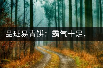 品班易青餅：霸氣十足，母儀天下