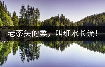 老茶頭的柔，叫細(xì)水長(zhǎng)流！