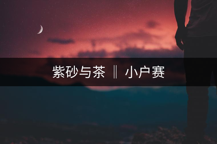 紫砂與茶 ‖ 小戶賽 紫砂與茶 ‖ 小戶賽