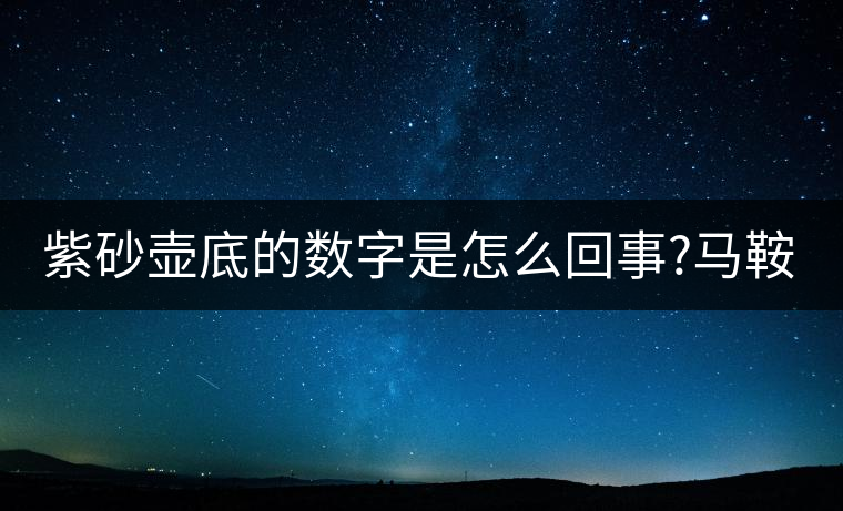 紫砂壺底的數(shù)字是怎么回事?馬鞍山的普洱茶品質(zhì)如何?紫砂壺底的數(shù)字是怎么回事？馬鞍山的普洱茶品質(zhì)如何？