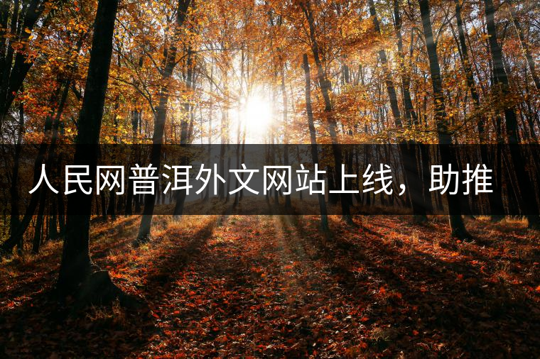 人民網(wǎng)普洱外文網(wǎng)站上線,助推普洱茶國際影響力 人民網(wǎng)普洱外文網(wǎng)站上線,助推普洱茶國際影響力