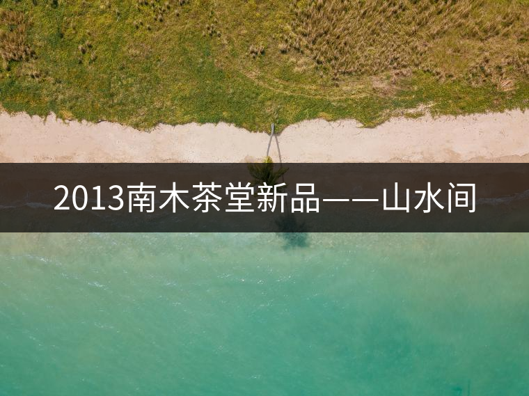 2013南木茶堂新品——山水間