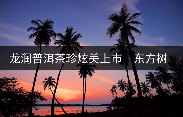 龍潤(rùn)普洱茶珍炫美上市 東方樹葉再現(xiàn)神奇 龍潤(rùn)普洱茶珍炫美上市 東方樹葉再現(xiàn)神奇