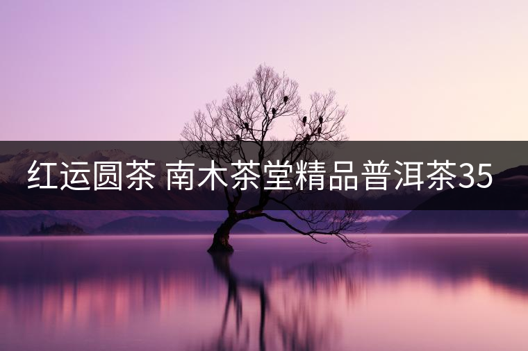 紅運圓茶 南木茶堂精品普洱茶357克熟餅 紅運圓茶 南木茶堂精品普洱茶357克熟餅