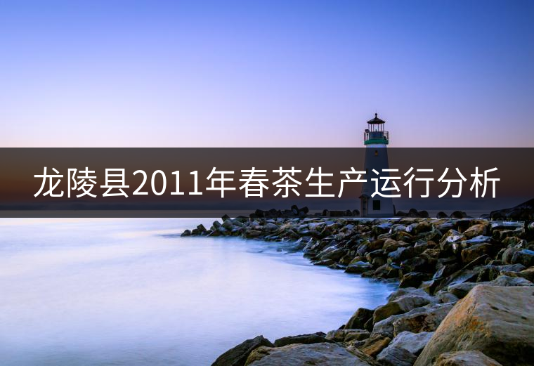 龍陵縣2011年春茶生產運行分析 龍陵縣2011年春茶生產運行分析
