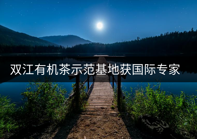 雙江有機(jī)茶示范基地獲國際專家組認(rèn)證