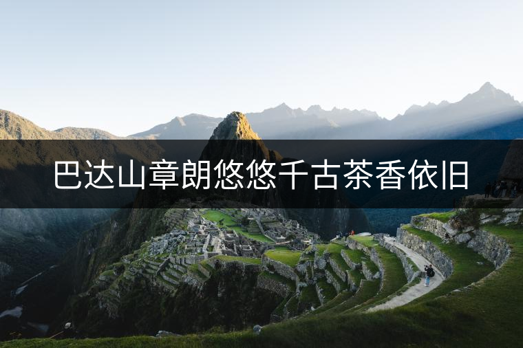 巴達(dá)山章朗悠悠千古茶香依舊 巴達(dá)山章朗悠悠千古茶香依舊