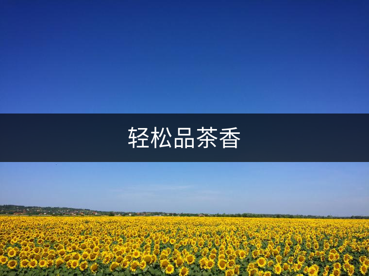 輕松品茶香 輕松品茶香