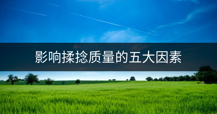 影響揉捻質(zhì)量的五大因素 影響揉捻質(zhì)量的五大因素