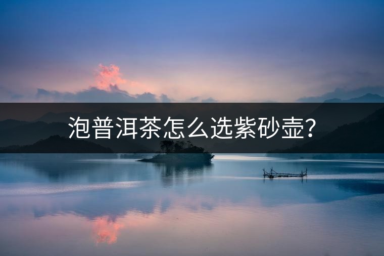 泡普洱茶怎么選紫砂壺? 泡普洱茶怎么選紫砂壺?