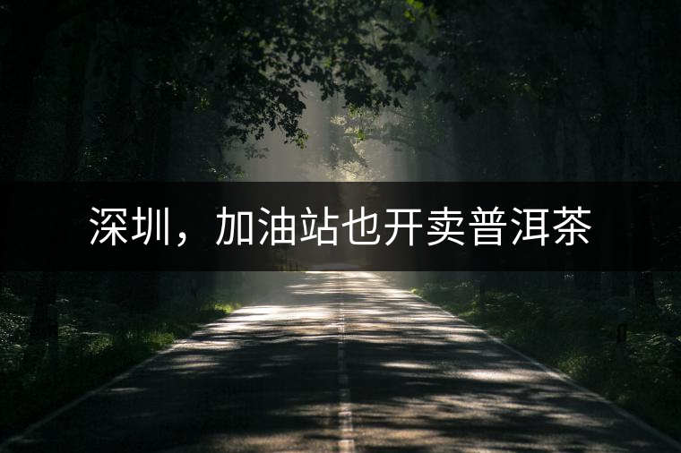 深圳,加油站也開賣普洱茶 深圳,加油站也開賣普洱茶