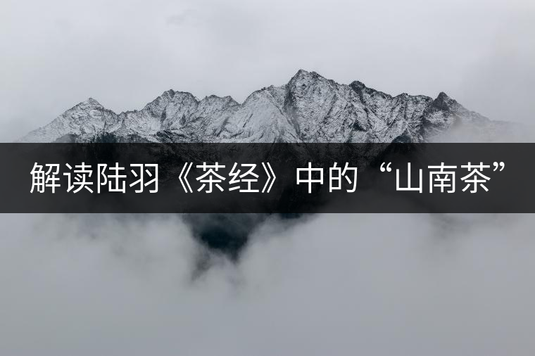 解讀陸羽《茶經(jīng)》中的“山南茶” 解讀陸羽《茶經(jīng)》中的“山南茶”