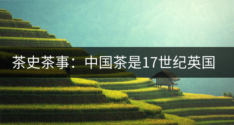 茶史茶事:中國茶是17世紀(jì)英國的靈丹妙藥 茶史茶事:中國茶是17世紀(jì)英國的靈丹妙藥