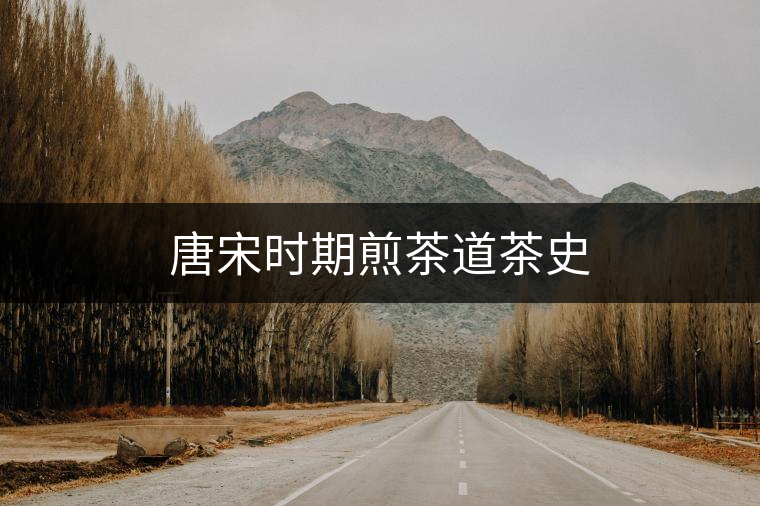 唐宋時期煎茶道茶史