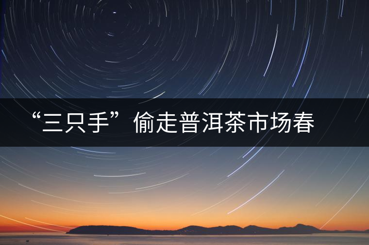 “三只手”偷走普洱茶市場(chǎng)春光 “三只手”偷走普洱茶市場(chǎng)春光