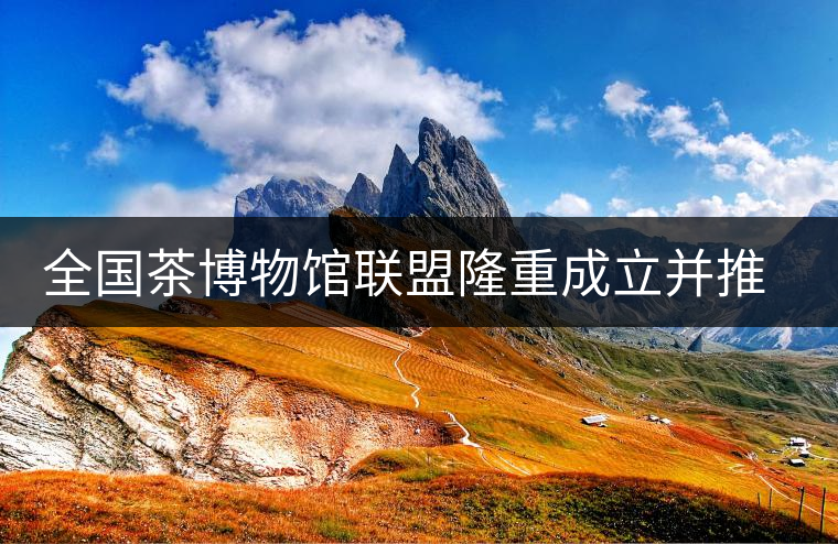 全國茶博物館聯(lián)盟隆重成立并推出特制紀念古樹普洱茶 全國茶博物館聯(lián)盟隆重成立并推出特制紀念古樹普洱茶