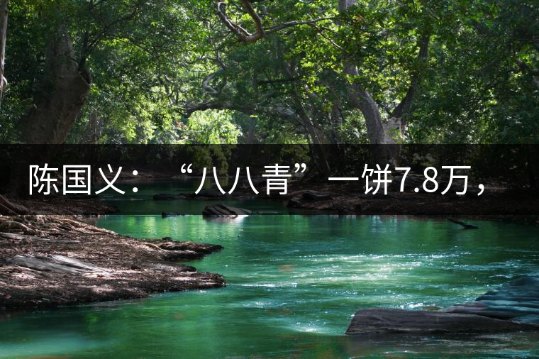 陳國義：“八八青”一餅7.8萬，“我沒貨供應(yīng)了”