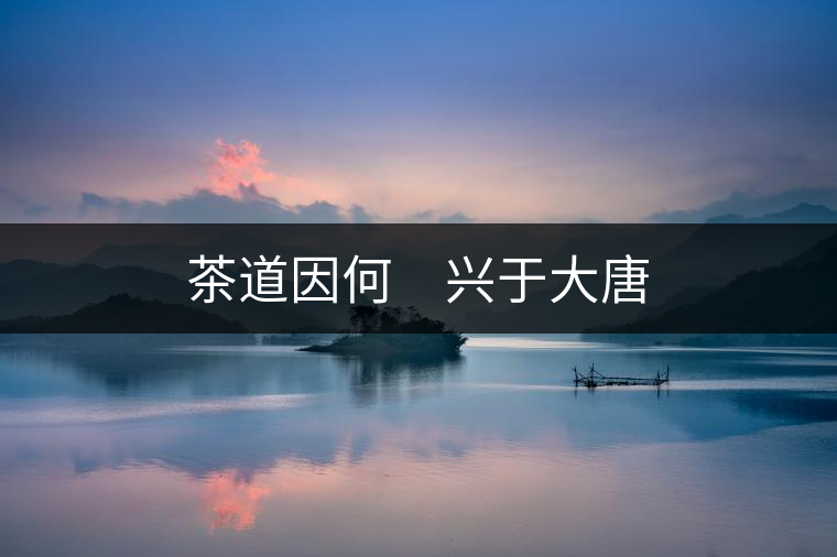 茶道因何　興于大唐