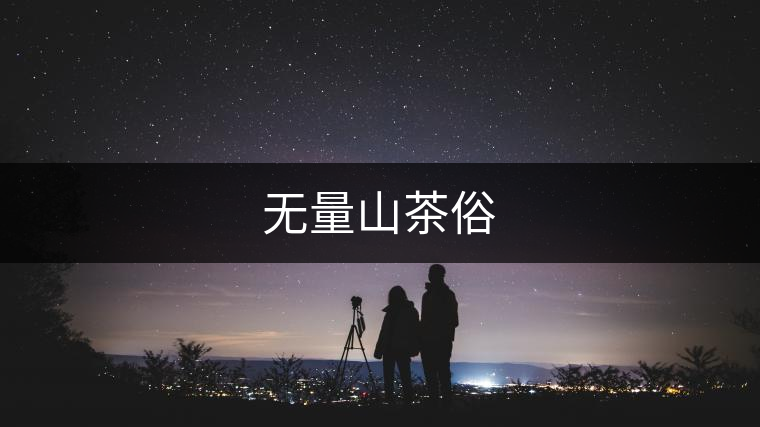 無量山茶俗 無量山茶俗