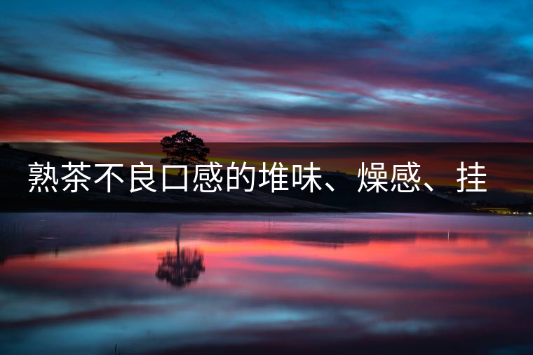 熟茶不良口感的堆味、燥感、掛喉