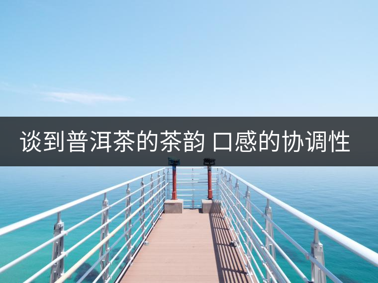 談到普洱茶的茶韻 口感的協(xié)調性是基礎 談到普洱茶的茶韻 口感的協(xié)調性是基礎