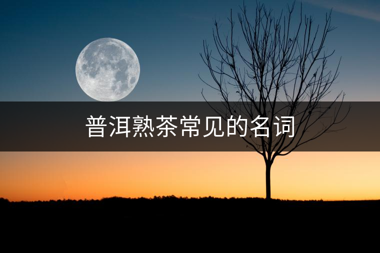 普洱熟茶常見(jiàn)的名詞 普洱熟茶常見(jiàn)的名詞