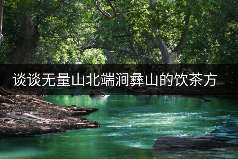 談?wù)劅o量山北端澗彝山的飲茶方式