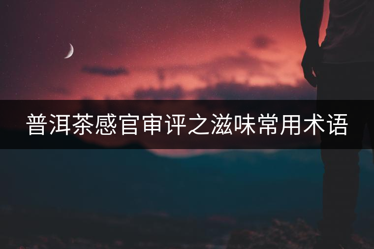 普洱茶感官審評之滋味常用術語 普洱茶感官審評之滋味常用術語
