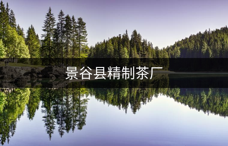 景谷縣精制茶廠 景谷縣精制茶廠
