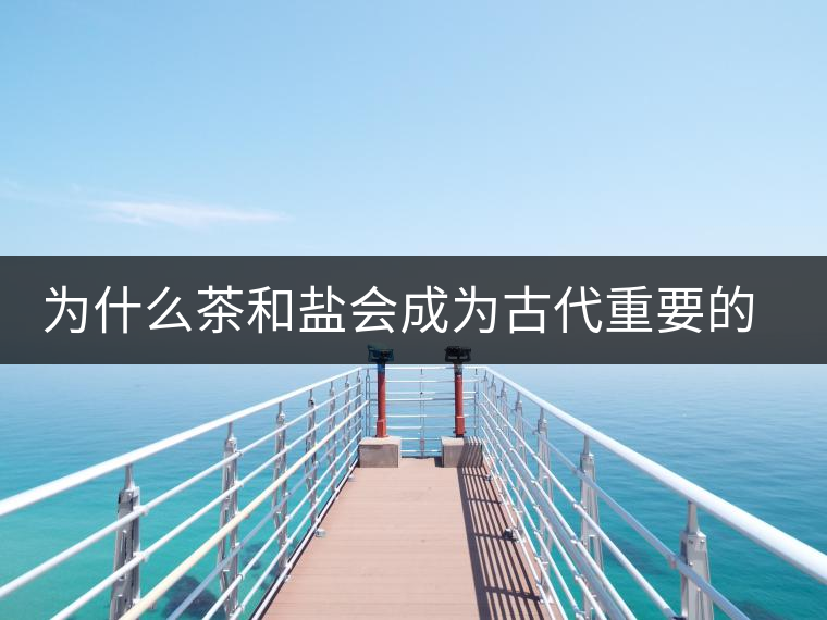 為什么茶和鹽會(huì)成為古代重要的經(jīng)濟(jì)戰(zhàn)略物資？