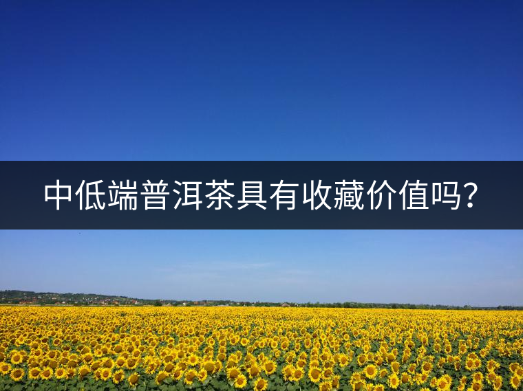 中低端普洱茶具有收藏價(jià)值嗎？
