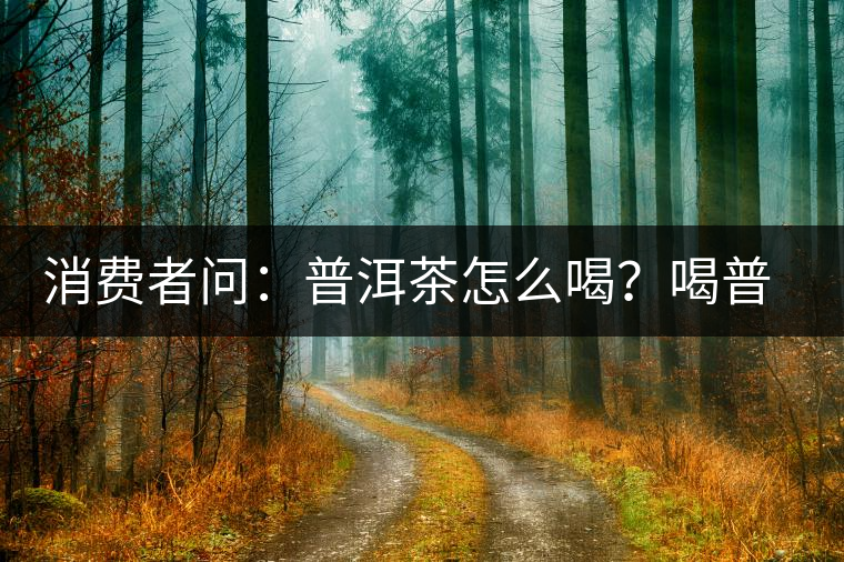 消費者問：普洱茶怎么喝？喝普洱茶要怎么沖泡好？