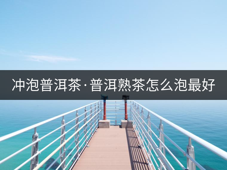 沖泡普洱茶·普洱熟茶怎么泡最好喝？