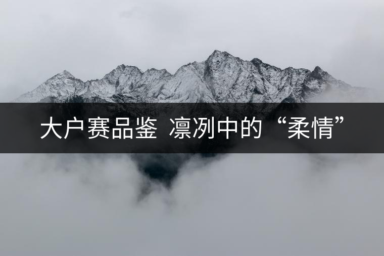 大戶賽品鑒 凜冽中的“柔情” 大戶賽品鑒 凜冽中的“柔情”