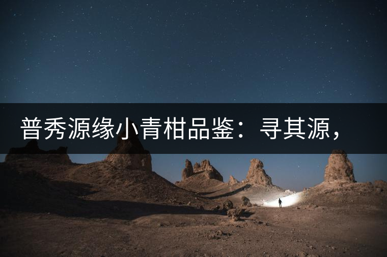 普秀源緣小青柑品鑒：尋其源，續(xù)柑與茶的美好緣分