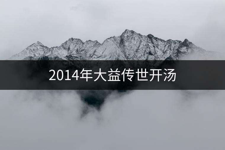 2014年大益?zhèn)魇篱_(kāi)湯