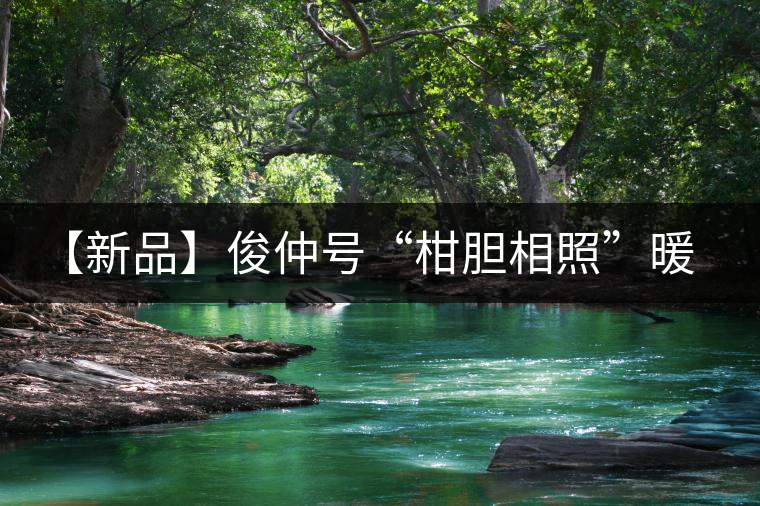 【新品】俊仲號“柑膽相照”暖心來襲！