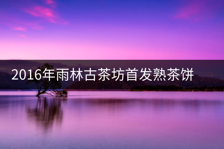 2016年雨林古茶坊首發(fā)熟茶餅——盤(pán)古新品上市