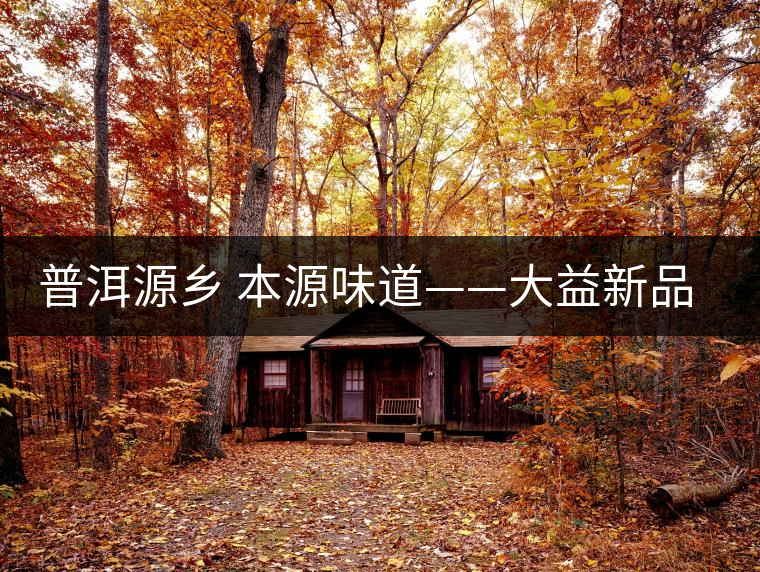 普洱源鄉(xiāng) 本源味道——大益新品“普洱·源”（生茶）金秋上市