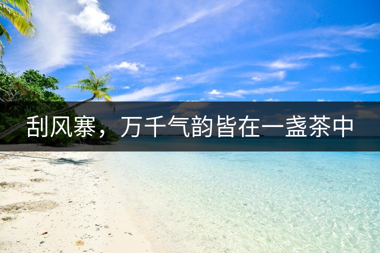 刮風(fēng)寨，萬千氣韻皆在一盞茶中