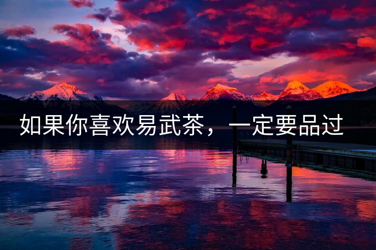 如果你喜歡易武茶，一定要品過(guò)丁家寨才知道易武的魅力