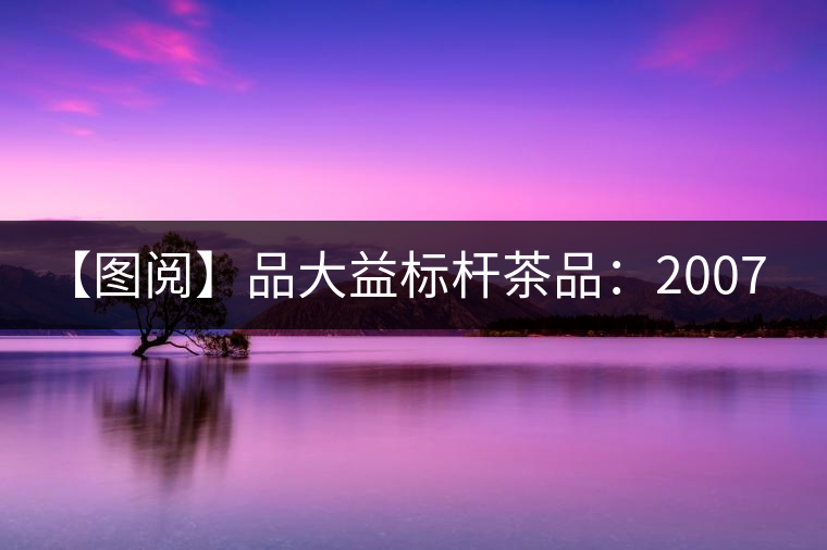 【圖閱】品大益標(biāo)桿茶品：2007年大益7542開(kāi)湯