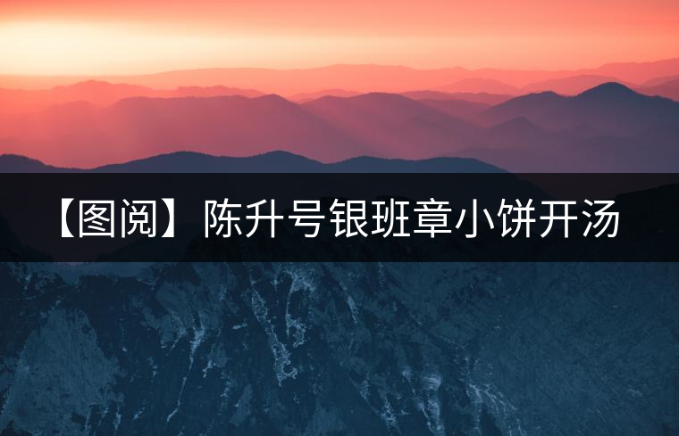 【圖閱】陳升號銀班章小餅開湯品鑒 【圖閱】陳升號銀班章小餅開湯品鑒