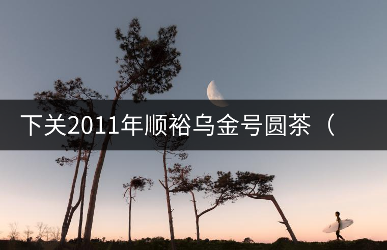 下關(guān)2011年順裕烏金號(hào)圓茶（泡餅）開湯品鑒