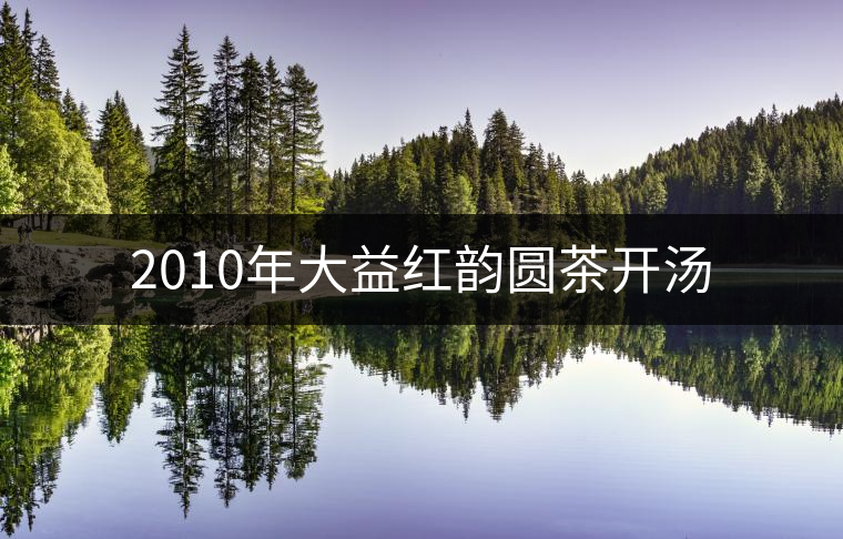 2010年大益紅韻圓茶開湯 2010年大益紅韻圓茶開湯