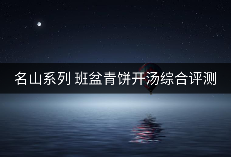 名山系列 班盆青餅開湯綜合評(píng)測(cè)