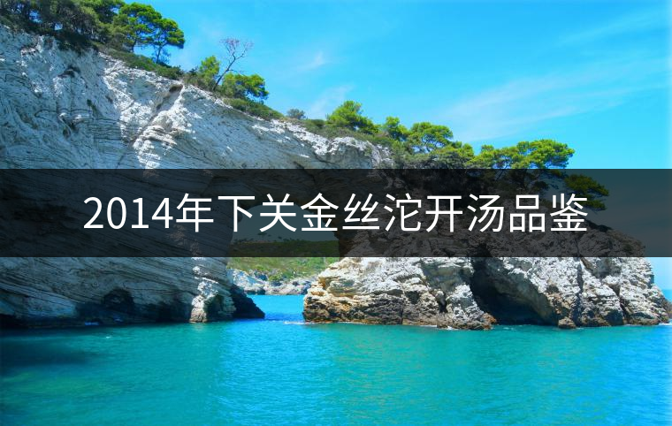 2014年下關(guān)金絲沱開(kāi)湯品鑒 2014年下關(guān)金絲沱開(kāi)湯品鑒