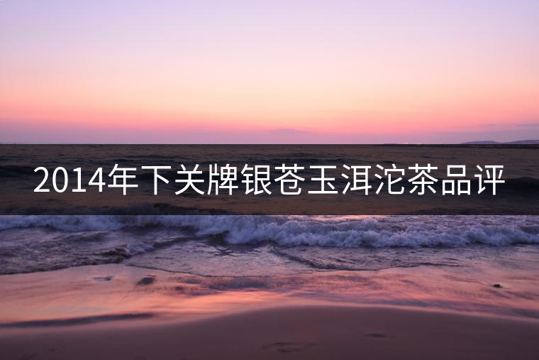 2014年下關(guān)牌銀蒼玉洱沱茶品評(píng) 2014年下關(guān)牌銀蒼玉洱沱茶品評(píng)