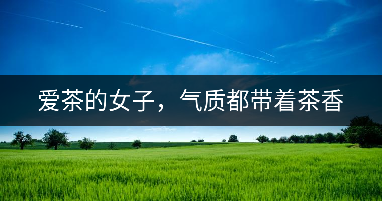愛(ài)茶的女子，氣質(zhì)都帶著茶香