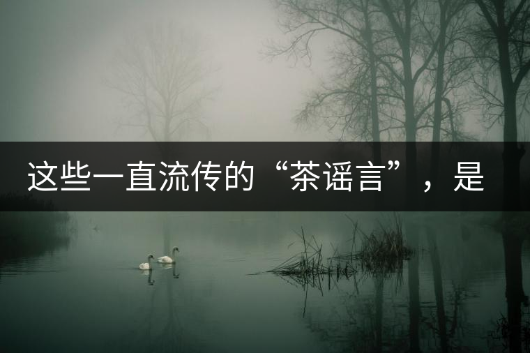 這些一直流傳的“茶謠言”，是時(shí)候知道真相了